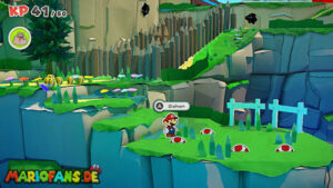 Overlook Mountain — Paper Mario: The Origami King walkthrough screenshot