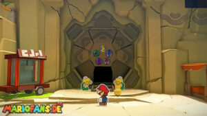 Earth Vellumental Temple — Paper Mario: The Origami King walkthrough screenshot