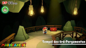 Earth Vellumental Temple — Paper Mario: The Origami King walkthrough screenshot