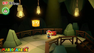 Earth Vellumental Temple — Paper Mario: The Origami King walkthrough screenshot