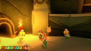Earth Vellumental Temple — Paper Mario: The Origami King walkthrough screenshot