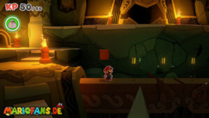 Earth Vellumental Temple — Paper Mario: The Origami King walkthrough screenshot
