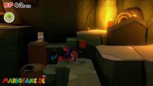 Earth Vellumental Temple — Paper Mario: The Origami King walkthrough screenshot