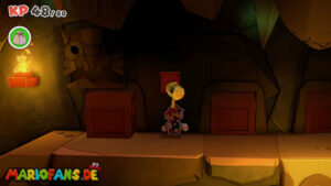 Earth Vellumental Temple — Paper Mario: The Origami King walkthrough screenshot