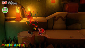 Earth Vellumental Temple — Paper Mario: The Origami King walkthrough screenshot