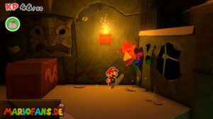 Earth Vellumental Temple — Paper Mario: The Origami King walkthrough screenshot