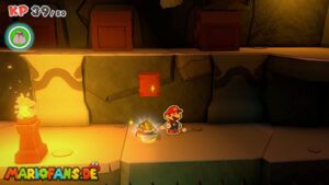 Earth Vellumental Temple — Paper Mario: The Origami King walkthrough screenshot
