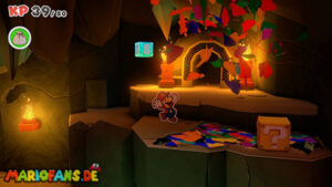Earth Vellumental Temple — Paper Mario: The Origami King walkthrough screenshot