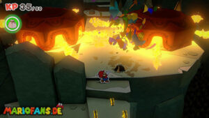 Earth Vellumental Temple — Paper Mario: The Origami King walkthrough screenshot