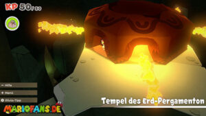 Earth Vellumental Temple — Paper Mario: The Origami King walkthrough screenshot