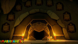 Earth Vellumental Temple — Paper Mario: The Origami King walkthrough screenshot