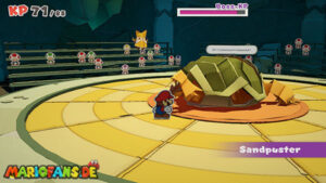 Earth Vellumental Temple — Paper Mario: The Origami King walkthrough screenshot