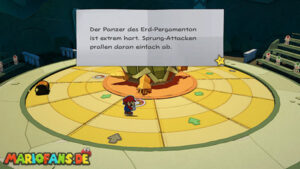 Earth Vellumental Temple — Paper Mario: The Origami King walkthrough screenshot
