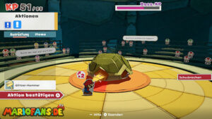 Earth Vellumental Temple — Paper Mario: The Origami King walkthrough screenshot