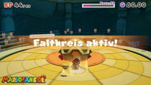 Earth Vellumental Temple — Paper Mario: The Origami King walkthrough screenshot