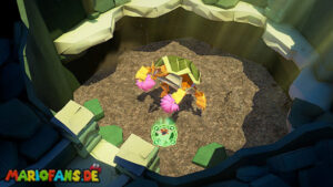 Earth Vellumental Temple — Paper Mario: The Origami King walkthrough screenshot