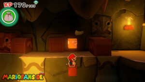 Earth Vellumental Temple — Paper Mario: The Origami King walkthrough screenshot