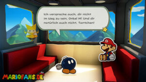 Autumn Mountain — Paper Mario: The Origami King walkthrough screenshot