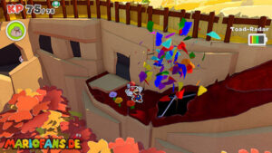 Autumn Mountain — Paper Mario: The Origami King walkthrough screenshot