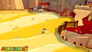 Autumn Mountain — Paper Mario: The Origami King walkthrough screenshot