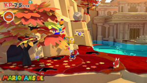 Autumn Mountain — Paper Mario: The Origami King walkthrough screenshot