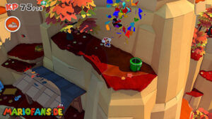 Autumn Mountain — Paper Mario: The Origami King walkthrough screenshot