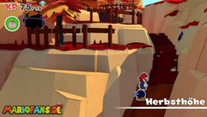 Autumn Mountain — Paper Mario: The Origami King walkthrough screenshot