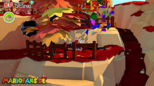 Autumn Mountain — Paper Mario: The Origami King walkthrough screenshot