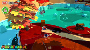Autumn Mountain — Paper Mario: The Origami King walkthrough screenshot