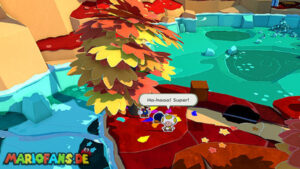 Autumn Mountain — Paper Mario: The Origami King walkthrough screenshot