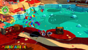 Autumn Mountain — Paper Mario: The Origami King walkthrough screenshot