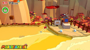 Autumn Mountain — Paper Mario: The Origami King walkthrough screenshot