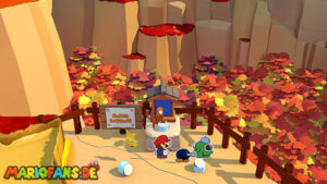 Autumn Mountain — Paper Mario: The Origami King walkthrough screenshot