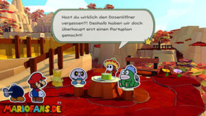 Autumn Mountain — Paper Mario: The Origami King walkthrough screenshot