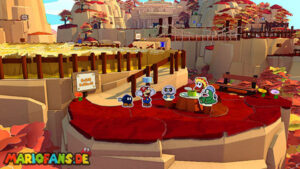 Autumn Mountain — Paper Mario: The Origami King walkthrough screenshot