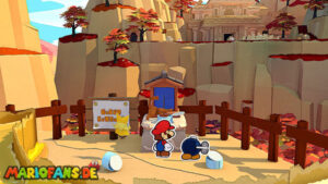 Autumn Mountain — Paper Mario: The Origami King walkthrough screenshot