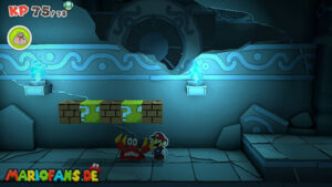 Water Vellumental Shrine — Paper Mario: The Origami King walkthrough screenshot