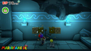 Water Vellumental Shrine — Paper Mario: The Origami King walkthrough screenshot