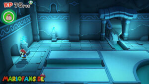 Water Vellumental Shrine — Paper Mario: The Origami King walkthrough screenshot