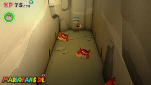 Water Vellumental Shrine — Paper Mario: The Origami King walkthrough screenshot