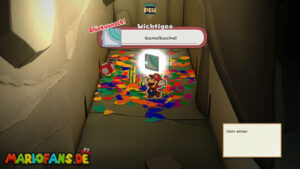 Water Vellumental Shrine — Paper Mario: The Origami King walkthrough screenshot