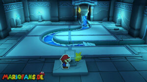 Water Vellumental Shrine — Paper Mario: The Origami King walkthrough screenshot