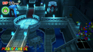 Water Vellumental Shrine — Paper Mario: The Origami King walkthrough screenshot