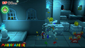 Water Vellumental Shrine — Paper Mario: The Origami King walkthrough screenshot