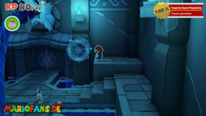 Water Vellumental Shrine — Paper Mario: The Origami King walkthrough screenshot