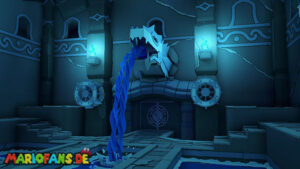 Water Vellumental Shrine — Paper Mario: The Origami King walkthrough screenshot