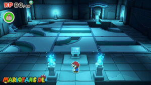 Water Vellumental Shrine — Paper Mario: The Origami King walkthrough screenshot