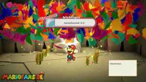 Water Vellumental Shrine — Paper Mario: The Origami King walkthrough screenshot