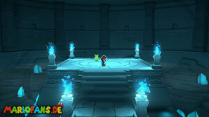 Water Vellumental Shrine — Paper Mario: The Origami King walkthrough screenshot