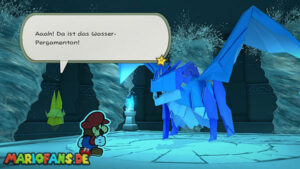 Water Vellumental Shrine — Paper Mario: The Origami King walkthrough screenshot